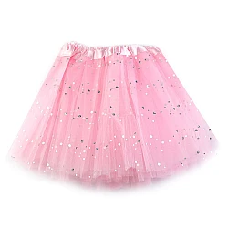 Fustă de carnaval cu paiete - Roz deschis (1 Bucată)