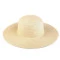Pălărie de vară pentru femei decorabilă - Crem foarte deschis (1 Bucată)