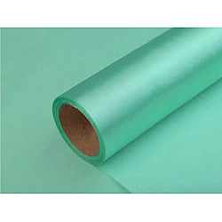 Satin, lățime 36 cm - Verde mentă (9 Metri)