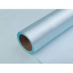 Satin, lățime 36 cm - Albastru deschis (9 Metri)