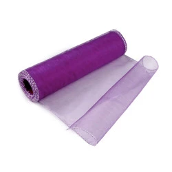 Organza, lățime 21 cm - Violet (9 Metri)
