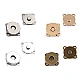 Închizatori / capse magnetice de cusut, ø18 mm - Nichel (5 Seturi)