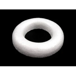 Cerc polistiren secționat, ø14,5 cm - Alb (1 Bucată)