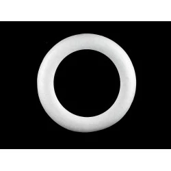 Cerc polistiren, ø20 cm - Alb (1 Bucată)