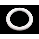 Cerc polistiren, ø20 cm - Alb (1 Bucată)