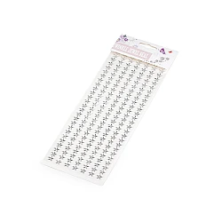 Steluțe autoadezive, ø10 mm - Argintiu mediu (1 Card)