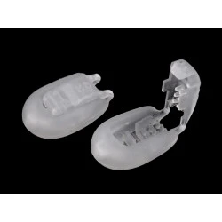 Capăt șnur, 15x19 mm - Transparent (100 Bucăți)