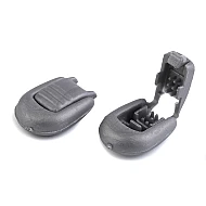 Capăt șnur, 15x19 mm - Transparent (20 Bucăți)