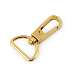 Carabină metalică pivotantă, orificiu 20 mm - Auriu (10 Bucăți)