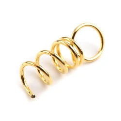 Agățătoare pentru polistiren, 1x3 cm - Auriu (10 Bucăți)