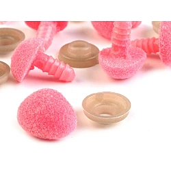 Nas pentru jucării cu dispozitiv de siguranță, 11x14 mm - Roz mediu (10 Seturi)