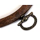 Gherghef / ramă pentru broderie, ø12 cm - Maro (1 Bucată)