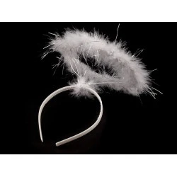 Cordeluță cu aură de înger - Alb (1 Bucată)