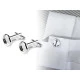 Bază butoni de manșetă, ø14 mm - Argintiu deschis (10 Bucăți) Bază butoni de manșetă, ø14 mm - Argintiu deschis (10 Bucăți)