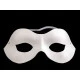 Mască de carnaval decorabilă - Alb (1 Bucată)