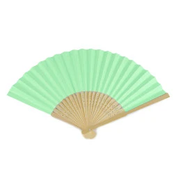 Evantai decorabil, 21x36 cm - Verde mentă (1 Bucată)