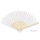 Evantai decorabil, 21x36 cm - Alb (1 Bucată) Evantai decorabil, 21x36 cm - Alb (1 Bucată)