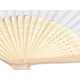 Evantai decorabil, 21x36 cm - Alb (1 Bucată) Evantai decorabil, 21x36 cm - Alb (1 Bucată)