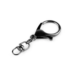 Carabină metalică rotativă 24x55 mm - Nichel negru (2 Bucăți)