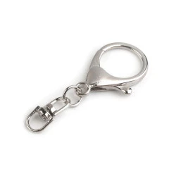 Carabină metalică rotativă 24x55 mm - Nichel (2 Bucăți)