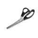 Foarfecă festonat ondulată, lungime 23 cm - Negru (1 Bucată)