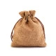 Săculeț rustic imitație iută, 10x12 cm - Gri perlă (50 Bucăți) Săculeț rustic imitație iută, 10x12 cm - Gri perlă (50 Bucăți)