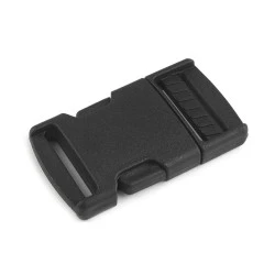 Cataramă trident, lățime 25 mm - Negru (100 Perechi)