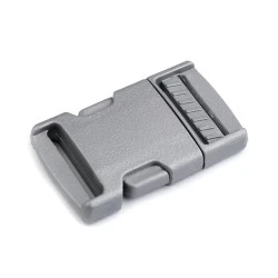 Cataramă trident, lățime 25 mm - Gri perlă (5 Perechi)