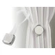 Magneți decorativi pentru perdele și draperii - Crem (1 Bucată)