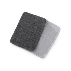Petice termoadezive jeans, 5,3x7,9 cm - Negru (10 Bucăți)