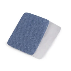 Petice termoadezive jeans, 5,3x7,9 cm - Albastru deschis (10 Bucăți)