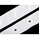 Bandă cu capse pentru confecții textile /  body, lățime 17 mm - Negru (1 Metru)