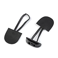 Închizătoare tip brandenburg - Negru (10 Perechi)