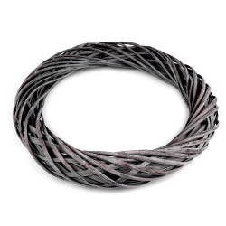 Coroniță ratan, ø30 cm - Gri neutral (1 Bucată)
