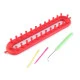 Gherghef pentru tricotat, set 4 piese, 5,2x36 cm - Roșu închis (1 Set)