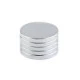 Magnet rotund, ø15 mm - Nichel (10 Bucăți)