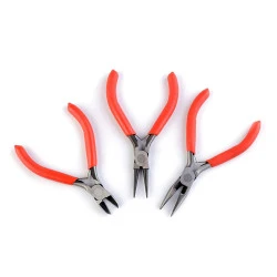 Set clești pentru bijuterii - Roșu mediu (1 Set)