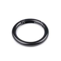 Inel carabină, ø34 mm - Lac negru (1 Bucată)