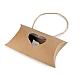 Cutie cadou tip plic cu fereastră - Maro natural (50 Bucăți)