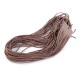 Șnur din piele naturală, lățime 2 mm, lungime 95 cm - Maro deschis (20 Bucăți)