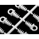 Agățătoare pentru polistiren, 1,1x2,5 cm - Alb lăptos (12 Bucăți)