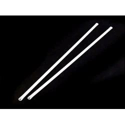 Balene metalice pentru corset, lățime 8 mm - Alb (10 Bucăți)