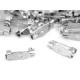 Bază broșă, 5x15 mm - Platinum (10 Bucăți)