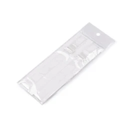 Bretele sutien transparente, 10 mm, 15 mm - Transparent (1 Pereche)