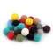 Bile fetru, ø20-25 mm - Mix culori (10 Bucăți)