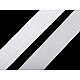 Bandă arici laminată extrafină, complet (puf + scai), 20 mm - Negru (5 Metri)