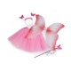 Costum zână fluture - Roz deschis (1 Set)