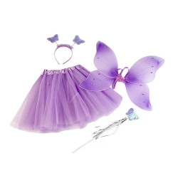 Costum zână fluture - Mov lavandă (1 Set)