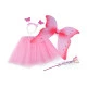 Costum zână fluture - Roz deschis (1 Set)
