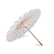 Umbrelă chinezească decorabilă, ø38,5 cm - Alb natural (1 Bucată)